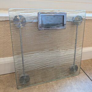 HoMedics Digital Body Glass Scale Stylish Pound / Kilogram Switch Autoshut Off